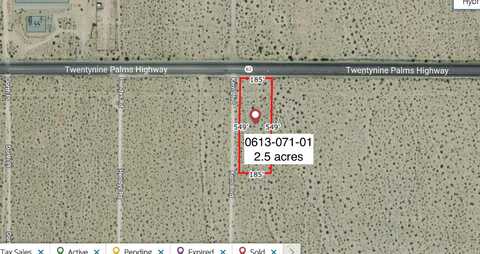 2.5 Acres On Hwy 62 Near Kern Boulevard, 29 Palms, CA 92277