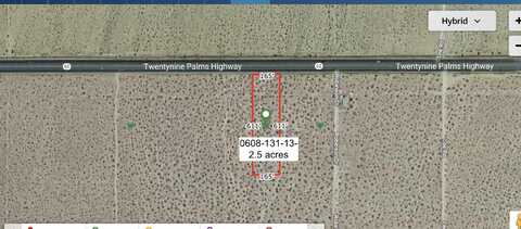 2.5 Acres Hwy 62 Near Robinson Drive, Joshua Tree, CA 92252