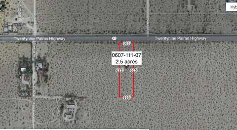 2.5 Acres On Hwy 62 Near Sunkist Highway, Joshua Tree, CA 92252