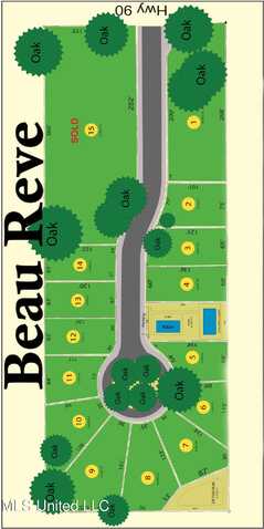 Beau Reve Lot 1 @ 738 W Beach Boulevard, Pass Christian, MS 39571