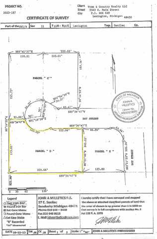 Parcel D Dot, Croswell, MI 48422