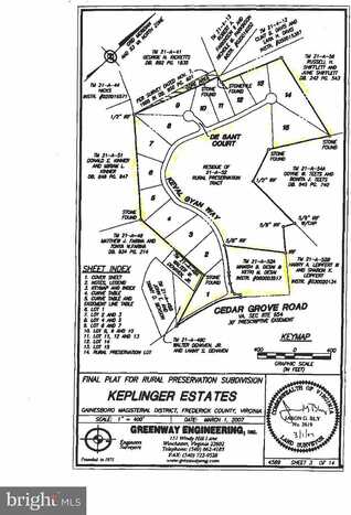 Cedar Grove, WINCHESTER, VA 22603