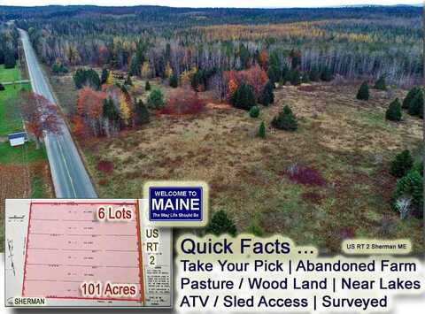 Lot 18 US RT 2 Highway, Sherman, ME 04776