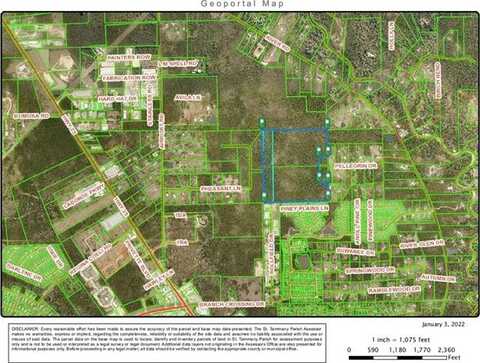 +/- 60 Acres PHEASANT Lane, Covington, LA 70435