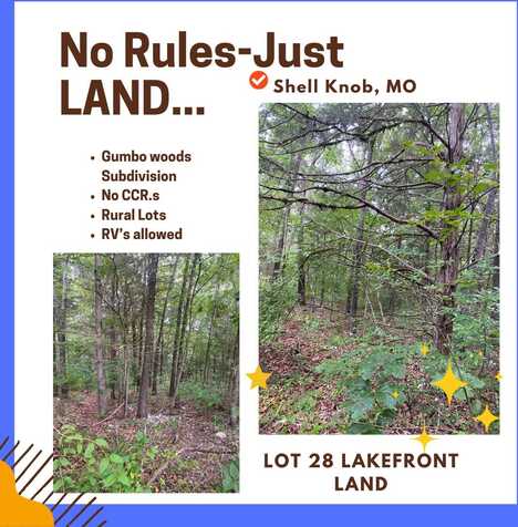 Lot 28- Oak Lane, Shell Knob, MO 65747