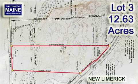 Lot 3 New Limerick Highlands US 2 Route, New Limerick, ME 04761