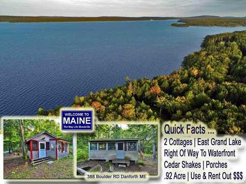 388 Boulder Road, Danforth, ME 04424