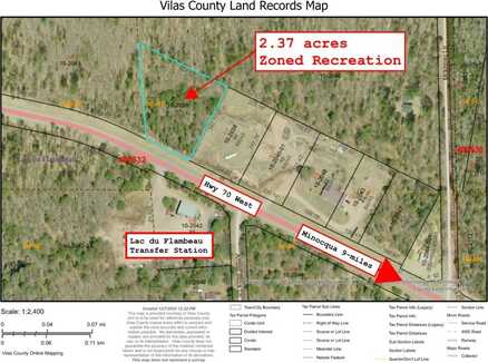 2.37ac HWY 70, Lac du Flambeau, WI 54538