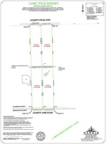Tract A 2.75ac Co Road 4045, Kemp, TX 75143