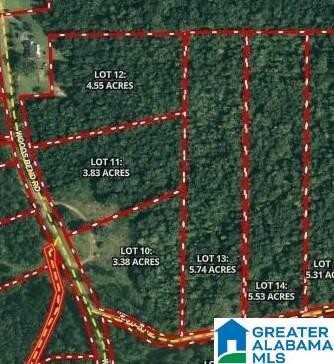 Lots 11-15 WOODS BEND ROAD, RAGLAND, AL 35131