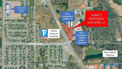 Lot 1 & 2 Round Bar Drive, Owens Cross Roads, AL 35763