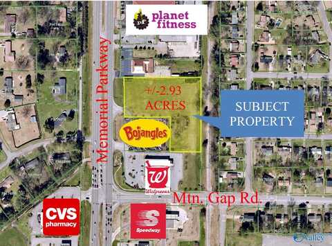 Lot 1 & 2 Memorial Parkway South, Huntsville, AL 35803