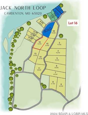 Lot 16 Jack North Loop, Camdenton, MO 65020