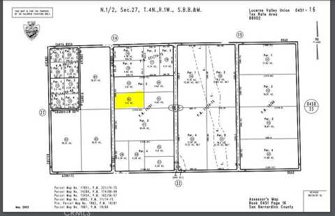 0 Cody Parcel #0451-163-62 Road, Lucerne Valley, CA 92356