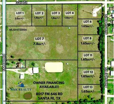 Lot 7 FM 646, Santa Fe, TX 77510