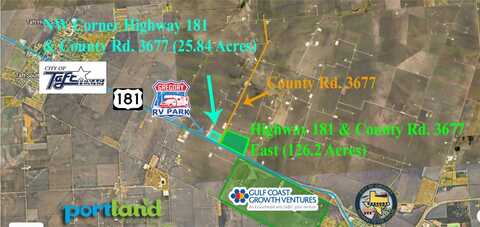 Nw Corner Hwy 181 & County Rd 3677, Gregory, TX 78359