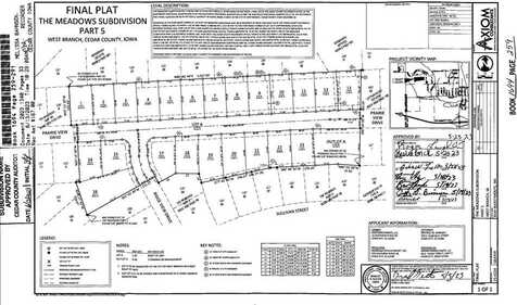 Lot 8 The Meadows Subdivision Part 5, WestBranch, IA 52358