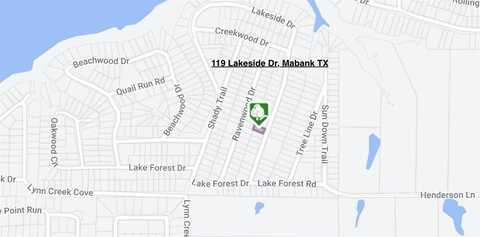 119 Lakeside Lane, Mabank, TX 75156