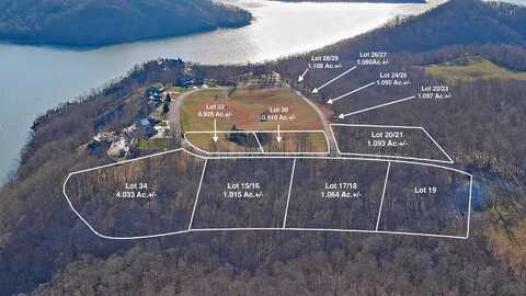 12 Eagle Point Drive, Lot #12, #14, & most of #34, Albany, KY 42602