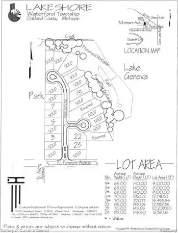 9999 Madeleine Ln, Lots 3,5 & 7, Waterford, MI 48328