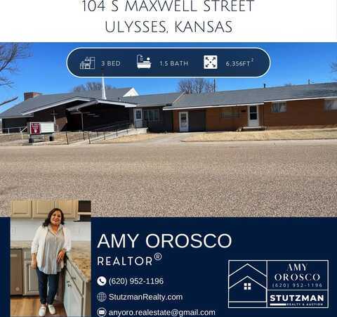 104 South Maxwell, Ulysses, KS 67880