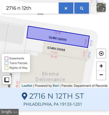 2716 N 12TH STREET, PHILADELPHIA, PA 19133
