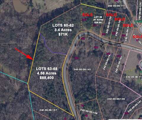 63-68 Cecil Dr- Lots 63to68, Waterloo, SC 29384