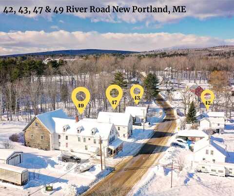 42 43 47 & 49 River Road, New Portland, ME 04961