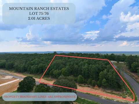 lot 75/76 Mountain Ranch Estates, Cabot, AR 72023