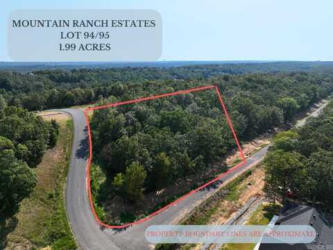 lot 94/95 Mountain Ranch Estates, Cabot, AR 72023