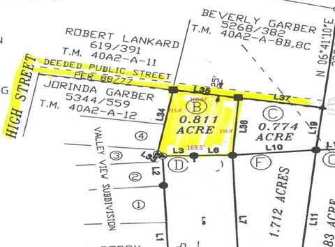 Lot B HIGH ST, TIMBERVILLE, VA 22853