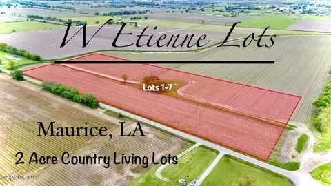 Tbd W Etienne Rd, Lot 7, Maurice, LA 70555