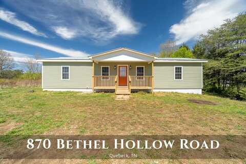 870 Bethel Hollow Rd, QUEBECK, TN 38579