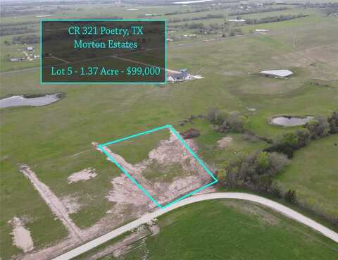 Lot 5 COUNTY RD 321, Poetry, TX 75160