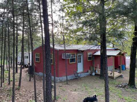 2 CABINS ON 21 ACRES WITH TRAILS, Talihina, OK 74571