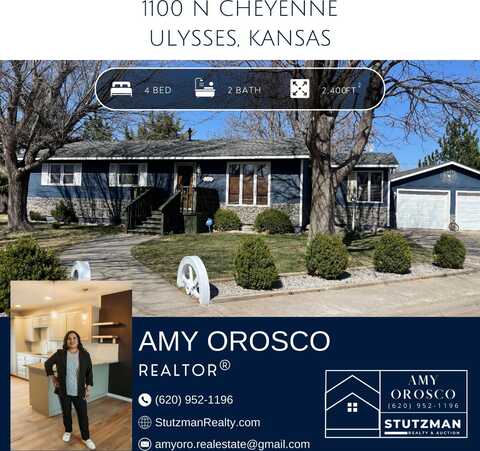 1100 North Cheyenne, Ulysses, KS 67880