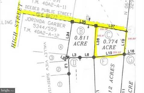 Lot C HIGH STREET, TIMBERVILLE, VA 22853