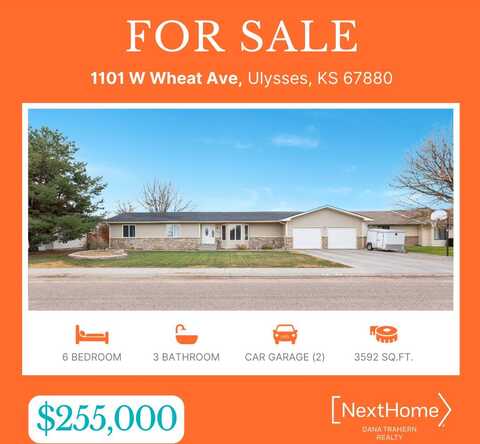 1101 W Wheat Ave, Ulysses, KS 67880