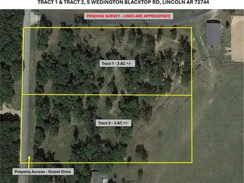 Tract 1 Wedington Blacktop (WC33) RD, Lincoln, AR 72744