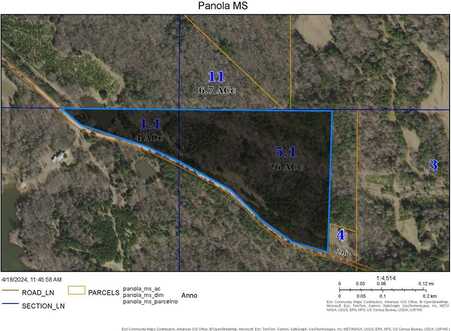 Cliff Finch Rd, Panola Co, Water Valley, MS 38965