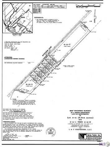 Lot 4-A-2 SCIVICQUE LN, Denham Springs, LA 70726