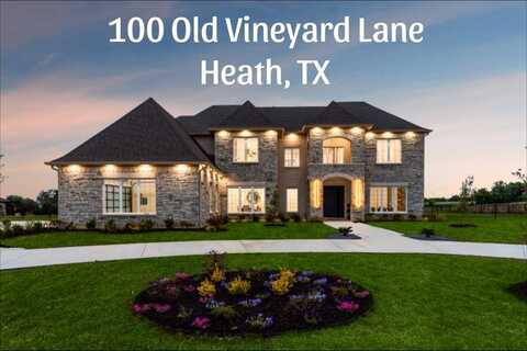 100 Old Vineyard Lane, Heath, TX 75032