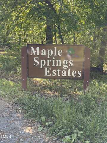 Lot 10 Maple Springs Lane, Bear Creek, NC 27207