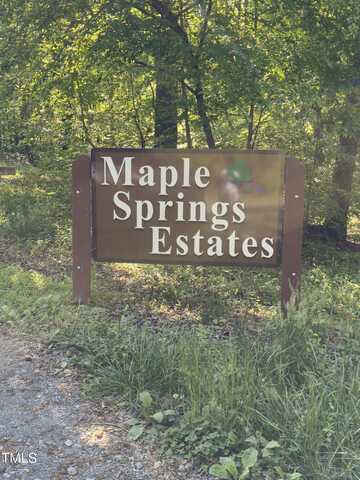 Lot 9 Maple Springs Lane, Bear Creek, NC 27207