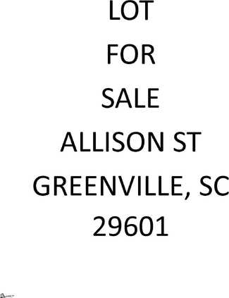 Allison Street, Greenville, SC 29601