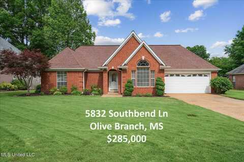 5832 Southbend Lane, Olive Branch, MS 38654