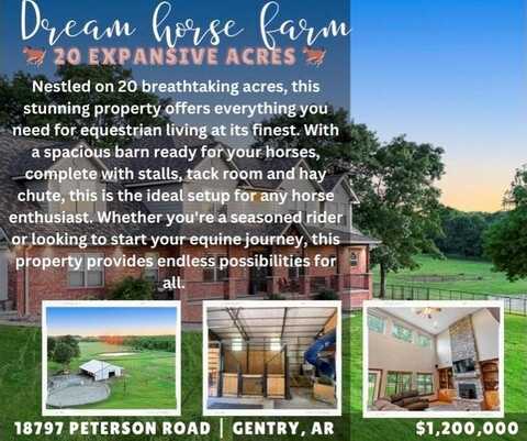 18797 Peterson RD, Gentry, AR 72734