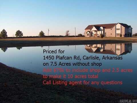 1450 Plafcan Rd, Carlisle, AR 72024