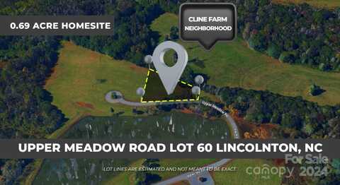 Lot 60 Upper Meadow Road, Lincolnton, NC 28092