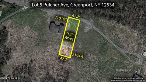 Lot 5 Pulcher Avenue, Hudson, NY 12534